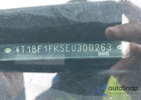 2014 Toyota Camry Le from USA, damaged, VIN 4T1BF1FK5EU300263